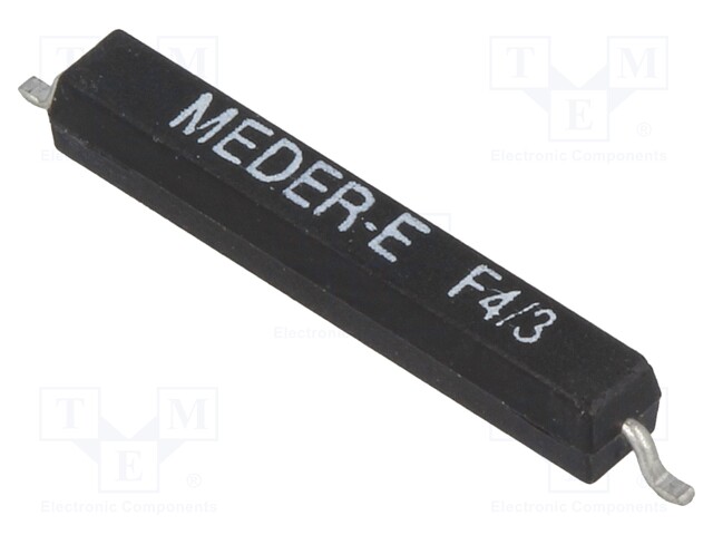 Reed switch; Range: 25÷30AT; Pswitch: 10W; 2.5x2.5x16mm; 1.25A