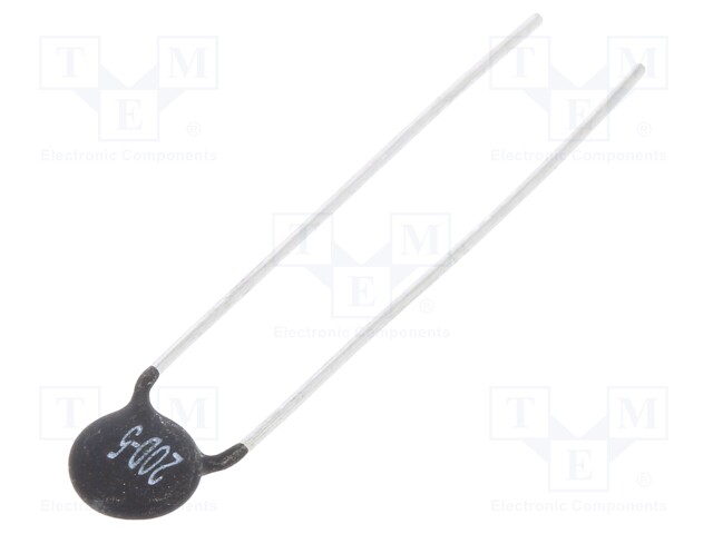 NTC thermistor; THT; 20Ω; 6.5mm; -55÷200°C