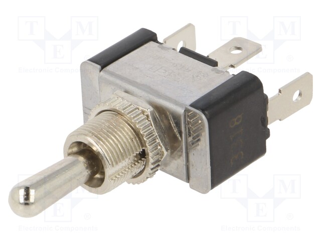 Switch: toggle; Pos: 3; SPDT; ON-OFF-ON; 21A/14VDC; 0÷65°C; 50mΩ