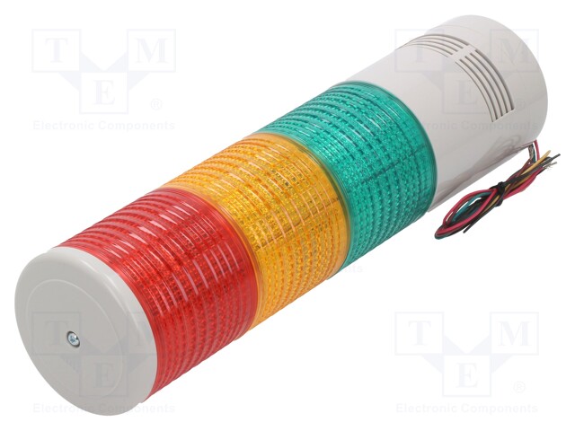 Signaller: signalling column; buzzer,continuous light; LED; IP23