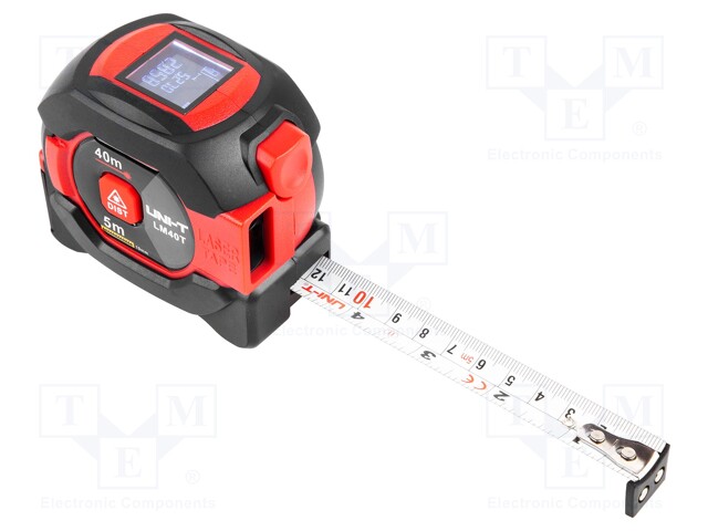 Distance meter; LCD 1,2"; 0,2÷40m; Meas.accur: ±2mm; Resol: 0,001m