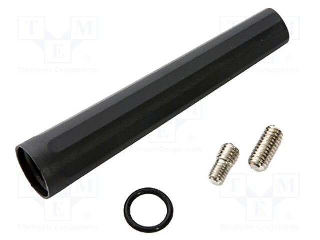 Antenna mast; 0.085m; M5/M6; universal; Colour: black