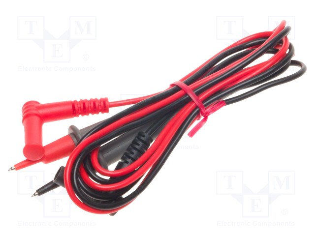 Set of test leads; Quan: 2pcs; black,red; CMM-11