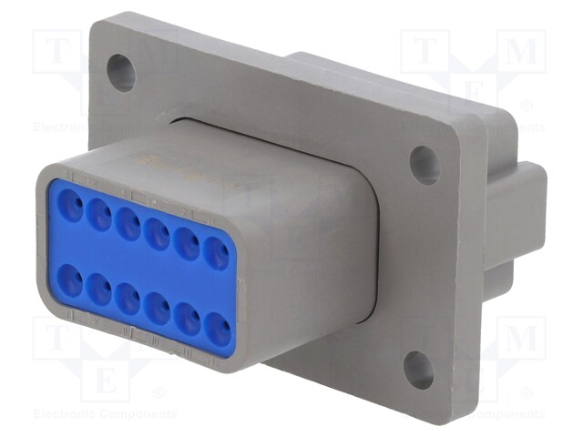 Connector: wire-wire; PX0; plug; male; PIN: 12; IP68; Locking: latch