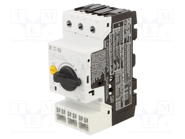 Motor breaker; 0.25kW; 220÷690VAC; for DIN rail mounting; IP20