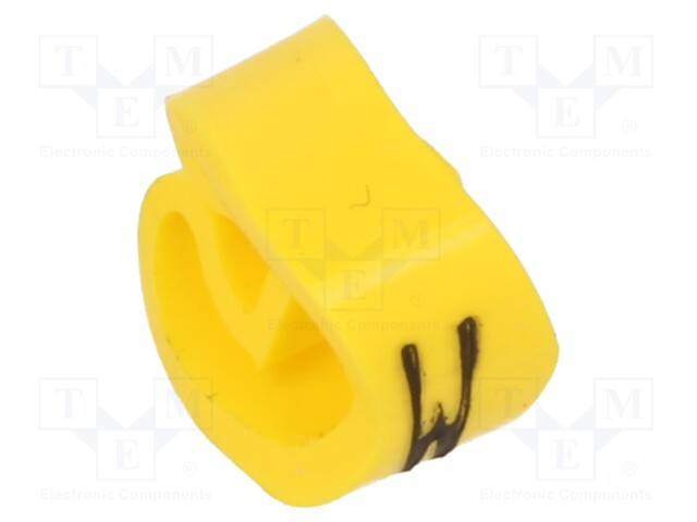 Markers for cables and wires; Label symbol: W; 4÷10mm; PVC; PA