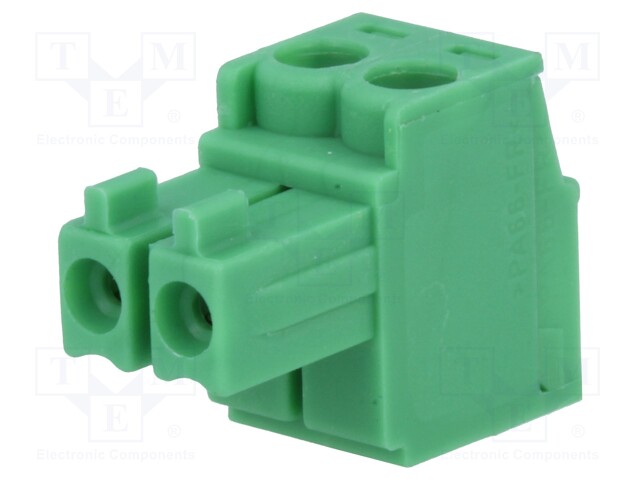 Pluggable terminal block; 3.5mm; ways: 2; straight; plug; female