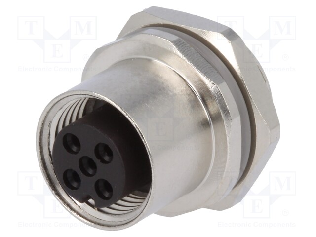 Socket; M12; PIN: 5; female; A code-DeviceNet / CANopen; soldering