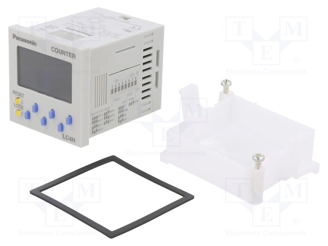 Counter: electronical; 2x LCD; pulses; 999999; SPDT; PIN: 11