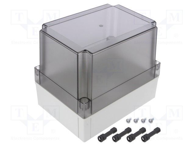 Enclosure: multipurpose; X: 130mm; Y: 180mm; Z: 150mm; MNX; grey; IK08