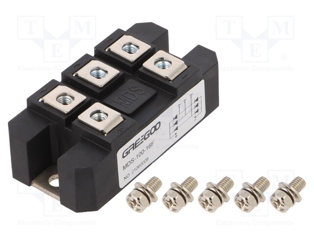 Bridge rectifier: three-phase