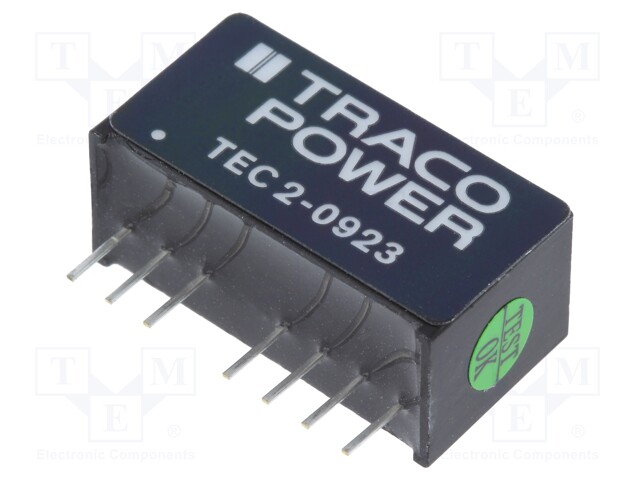 Converter: DC/DC; 2W; Uin: 4.5÷13.2V; Uout: 15VDC; Uout2: -15VDC