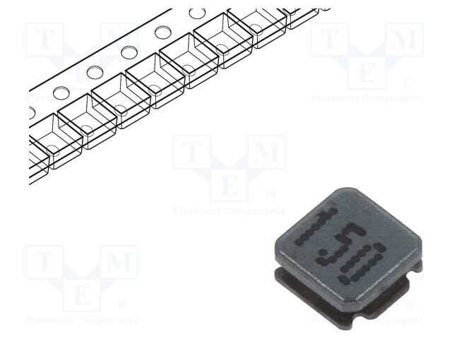 Inductor: wire; SMD; 15uH; 650mA; 0.422Ω; 3x3x1.5mm; ±20%