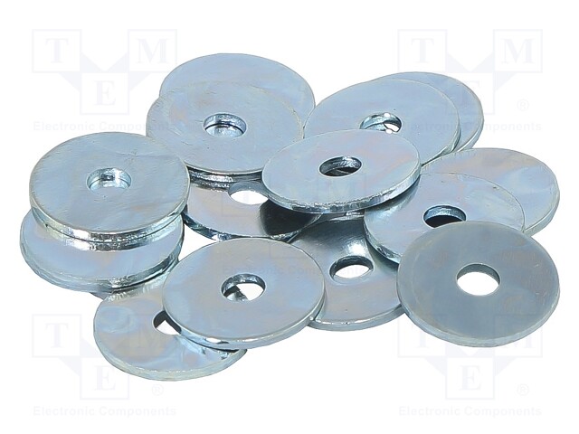 Washer; round; steel; Plating: zinc; 100pcs.