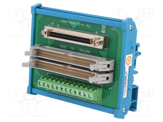 Industrial module: terminal block; Mounting: DIN; 77x101x54.3mm