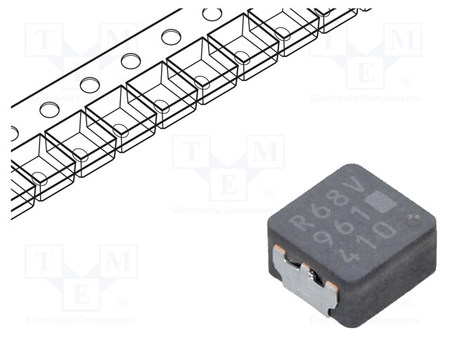 Inductor: wire; SMD; 680nH; 8.4A; 7.6mΩ; 5.5x5x3mm; ±20%; -55÷155°C