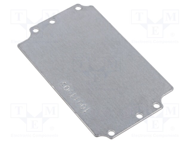 Mounting plate; steel