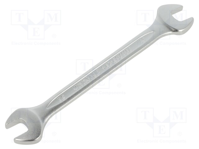 Wrench; spanner; 12mm,13mm; Chrom-vanadium steel; L: 172mm