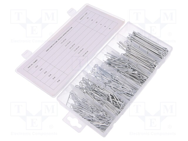 Set of splint pin; Pcs: 555