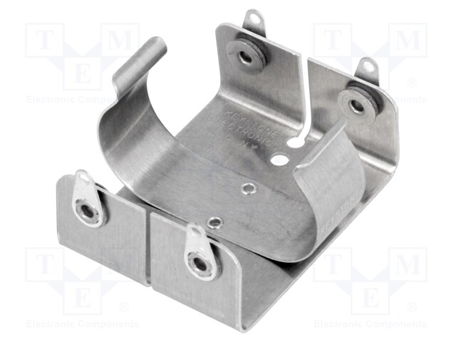 Holder; Mounting: screw; Size: C,R14; Batt.no: 2; aluminium
