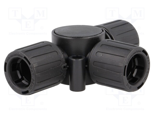 T-connector; ØBraid : 16mm; polyamide; HelaGuard; -50÷135°C; IP66