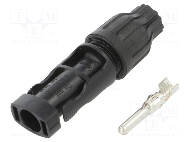 Connector: solar; male; straight; 2.5÷6mm2; crimped; photovoltaics