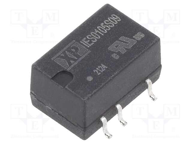 Isolated Board Mount DC/DC Converter, ITE, 1 Output, 1 W, 9 V, 111 mA