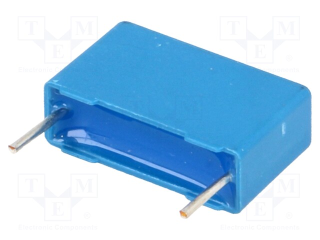 Capacitor: polyester; 1uF; 63VAC; 100VDC; Pitch: 15mm; ±10%