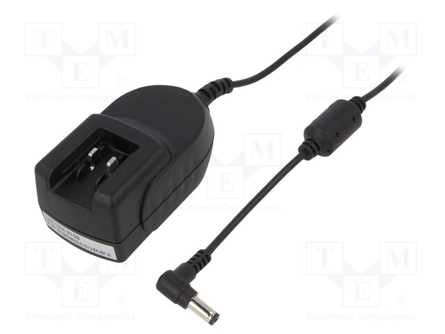 Power supply: switched-mode; voltage source; 5VDC; 3A; 15W; plug