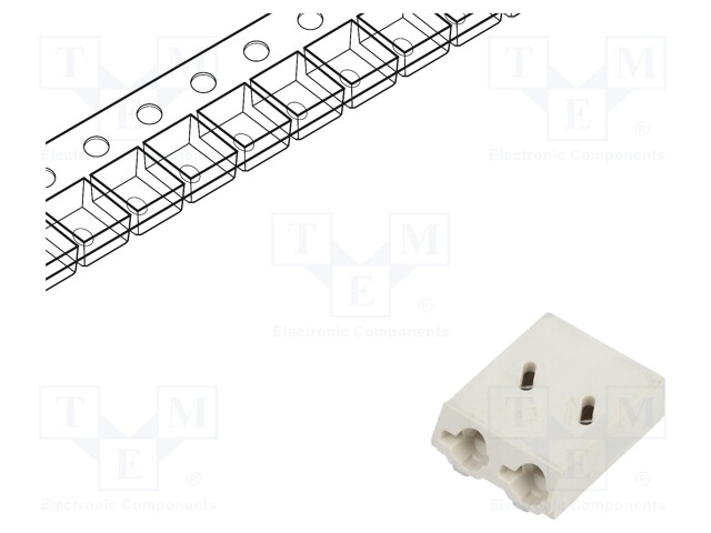 Connector: plug-in; DG2003; 6mm; ways: 2; 0.5÷1.5mm2; 10A; SMT; 200V