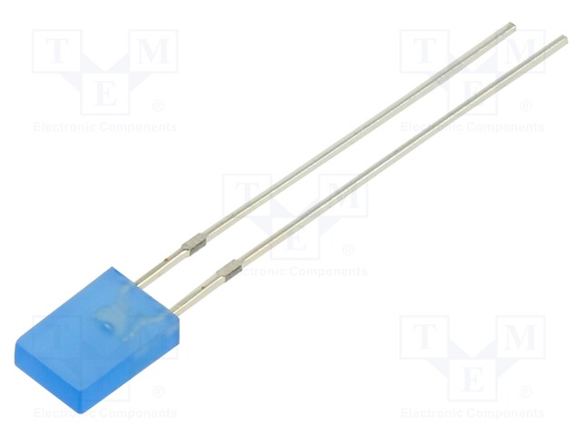 LED; rectangular; 6.95x4.8x4.95mm; blue; 150÷220mcd; 100°; 20mA