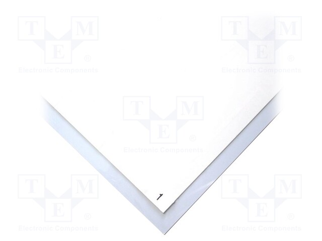 Contamination control mat; Width: 0.65m; L: 0.8m; Colour: white