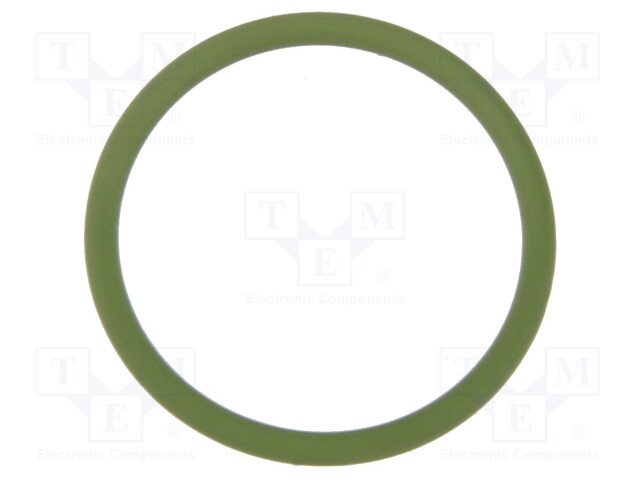 O-ring gasket; FKM; D: 2mm; Øint: 13mm; M16; green; -20÷200°C