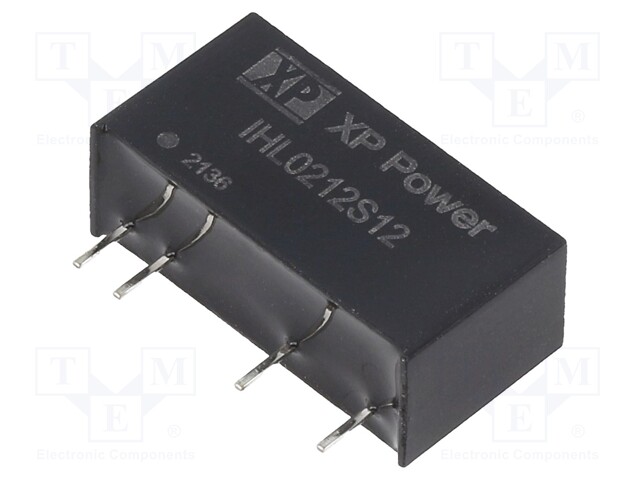 Isolated Board Mount DC/DC Converter, ITE, 1 Output, 2 W, 12 V, 167 mA