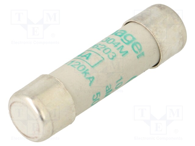 Fuse: fuse; aM,time-lag; 4A; 500VAC; cylindrical,industrial