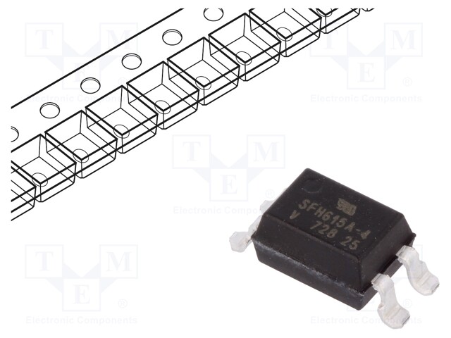 Optocoupler; SMD; Channels: 1; Out: transistor; Uinsul: 5.3kV