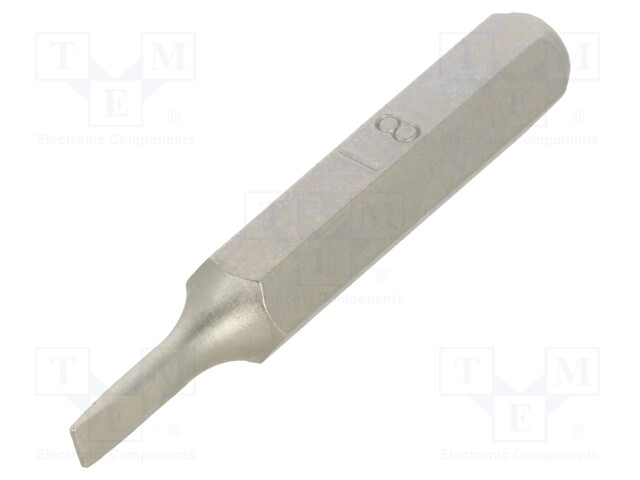 Screwdriver bit; slot; 1,8x0,35mm; Overall len: 27mm