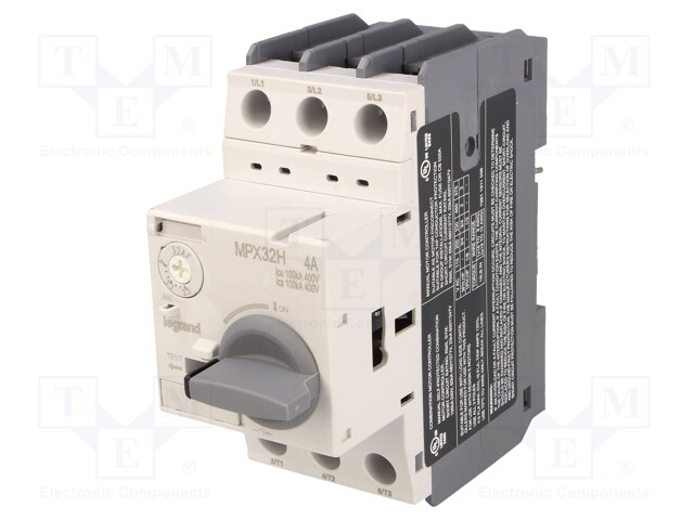 Motor breaker; 1.1/1.5kW; 230÷690VAC; DIN; IP20; -20÷60°C