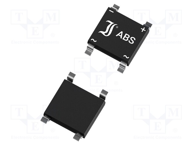 Single-phase bridge rectifier; Urmax: 400V; If: 1A; Ifsm: 27A; ABS