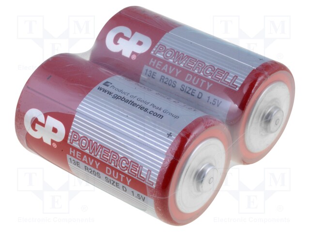 Battery: zinc-carbon; 1.5V; D; POWERCELL; Batt.no: 2