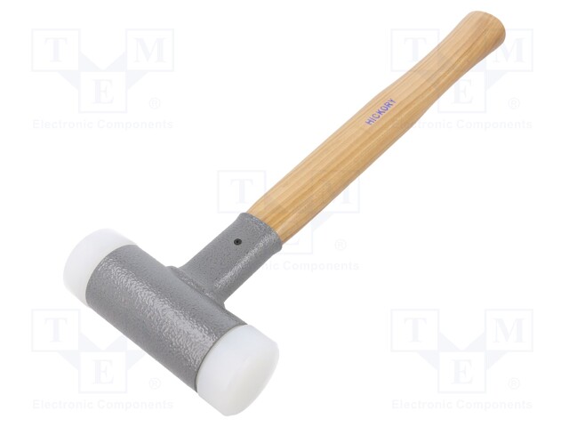 Hammer; 355mm; W: 115mm; 715g; 40mm; round; wood (hikory)