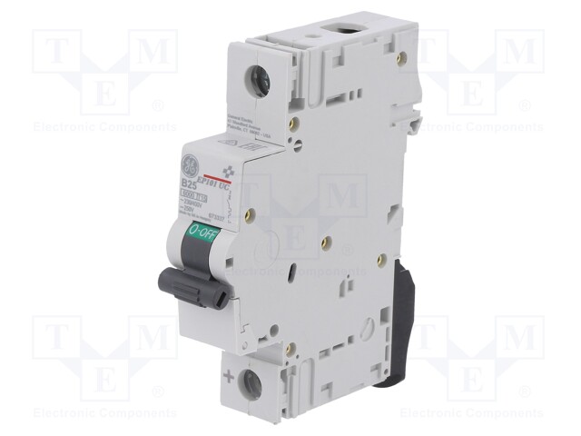 Circuit breaker; 400VAC; Inom: 25A; Poles: 1; DIN; Charact: B; 10kA