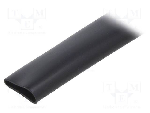 Protective tube; Mat: PVC; black; -20÷105°C; Øint: 7.34mm; L: 30.48m