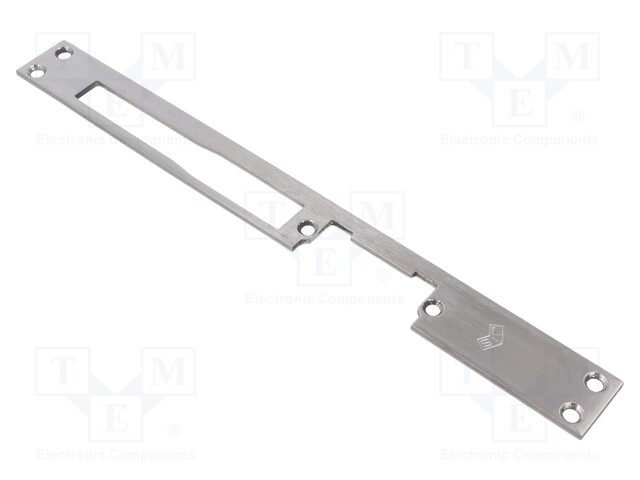 Frontal plate; long,flat; W: 25mm; L: 250mm; Mat: stainless steel