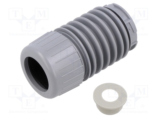 Signallers accessories: adapter to be screwed; silver; -30÷60°C
