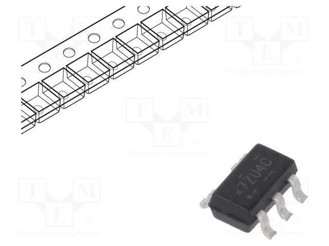 IC: digital; inverter; NOT; Channels: 1; IN: 1; SMD; SC74A; -40÷85°C