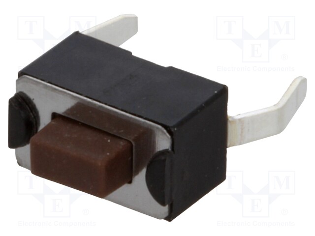 Microswitch TACT; SPST-NO; Pos: 2; 0.05A/12VDC; THT; none; 1.6N