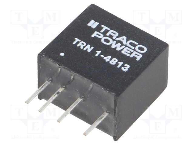 Converter: DC/DC; 1W; Uin: 36÷75V; 15VDC; Iout: 70mA; SIP; 2.1g; OUT: 1