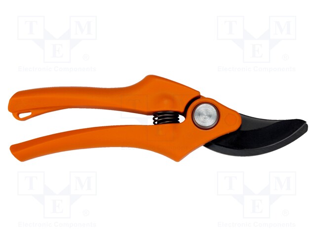 Garden pruner; 200mm; for left hand use; Material: steel