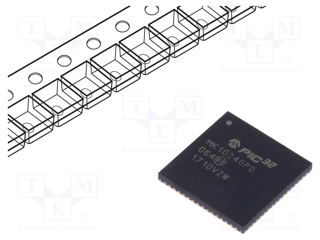 PIC microcontroller; Memory: 1024kB; SRAM: 256kB; 2.2÷3.6VDC; SMD